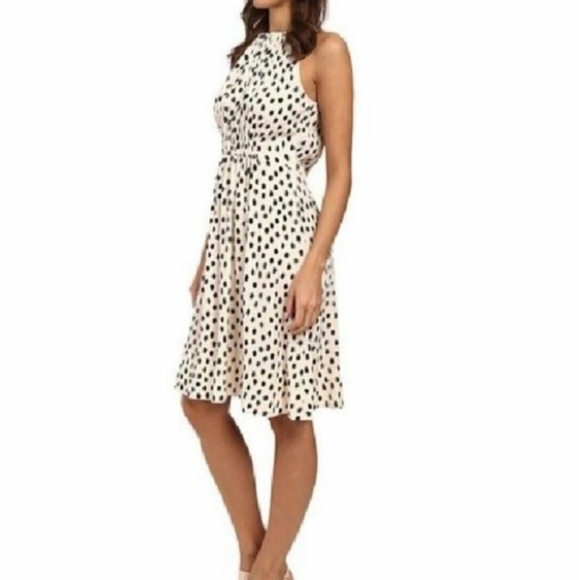 Kate Spade Leopard Dot Tie Back Dress - Picture 2 of 8